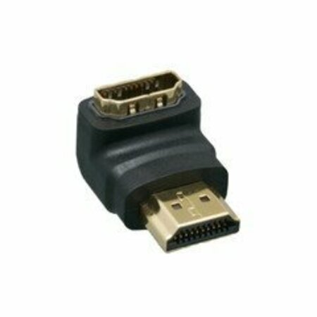SWE-TECH 3C HDMI 90 Degree Port Saver Adapter - Down, HDMI Type-A Male to HDMI Type-A Female, Black FWT30HH-50220